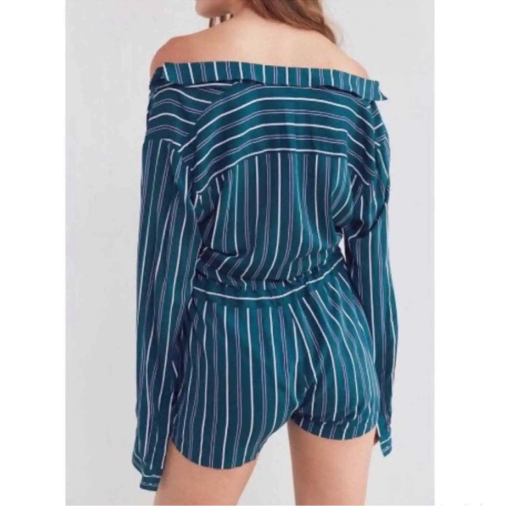 Silence + Noise Button Down Romper - image 3